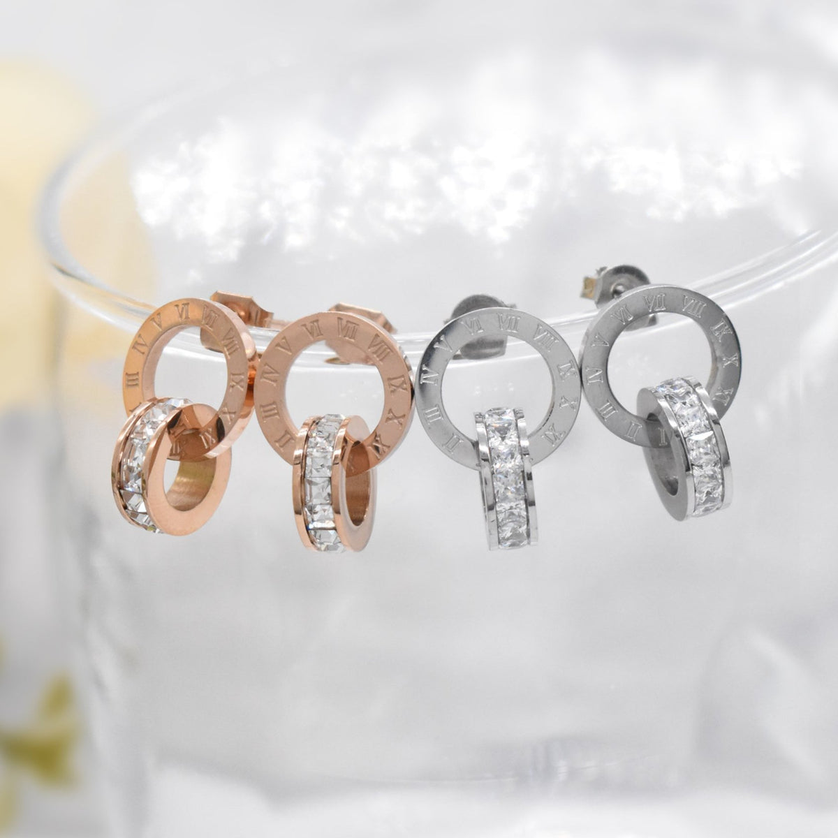 ステンレス316L ダブルループピアス – JOSS DROPS
