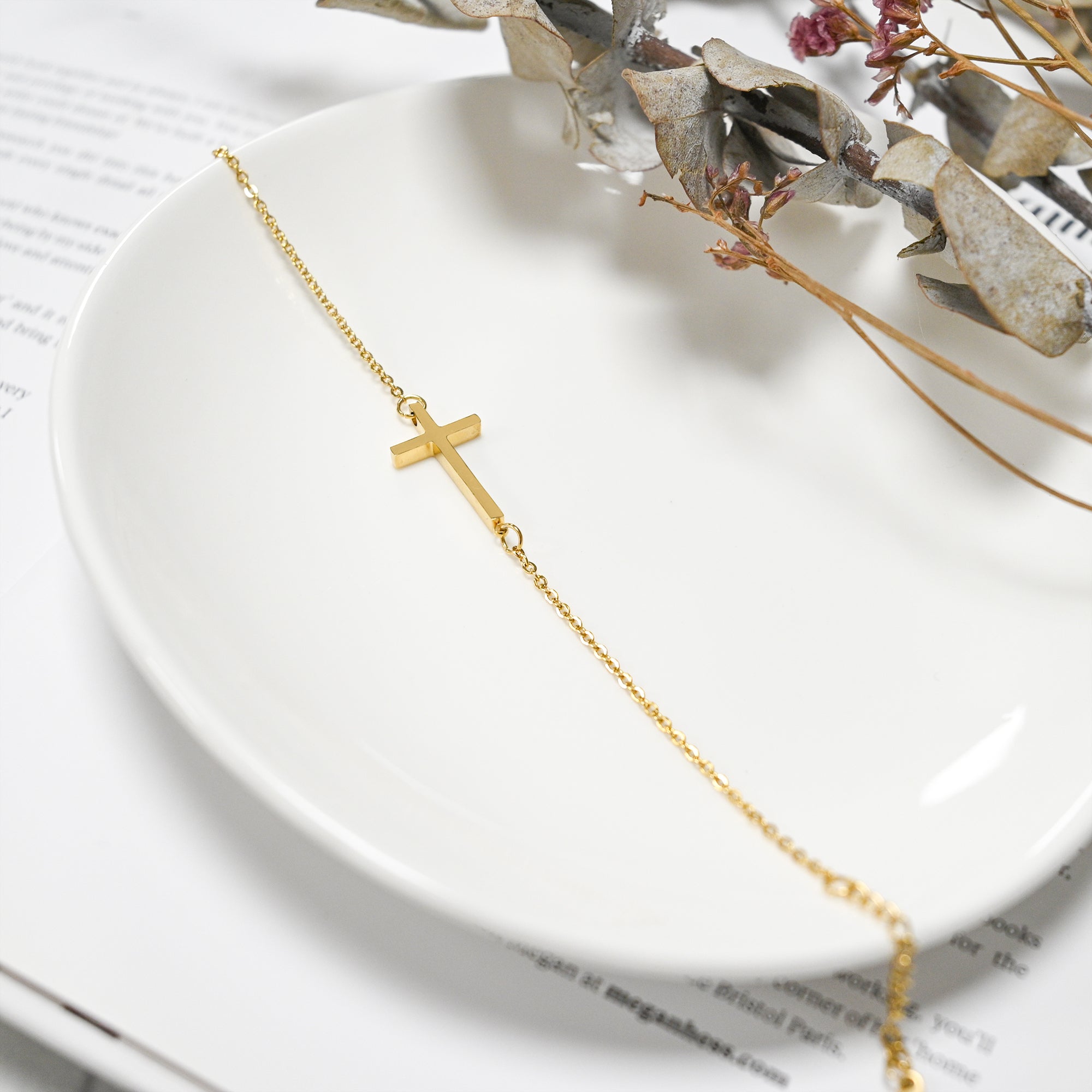CXC メタルブレスレット B0171ORO Drop しずく ゴールド ペンダント