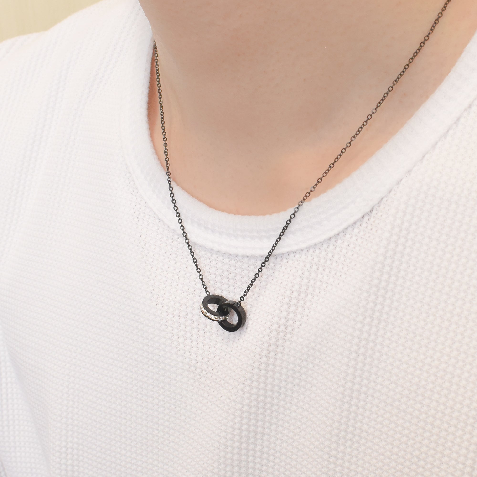 ステンレス316L ダブルリングペアネックレス – JOSS DROPS